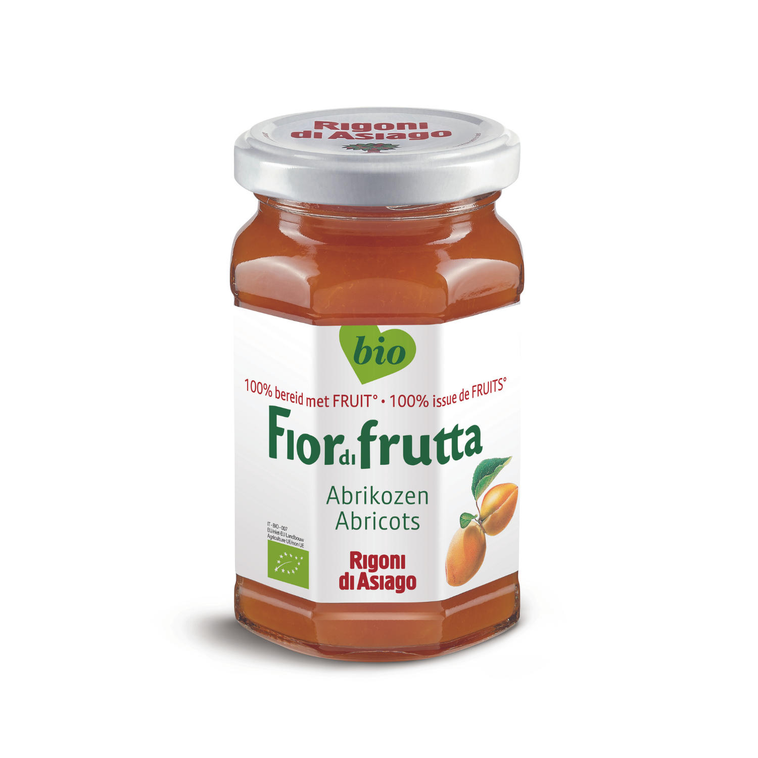 Abrikozenspread bio Fiordifrutta/Rigoni