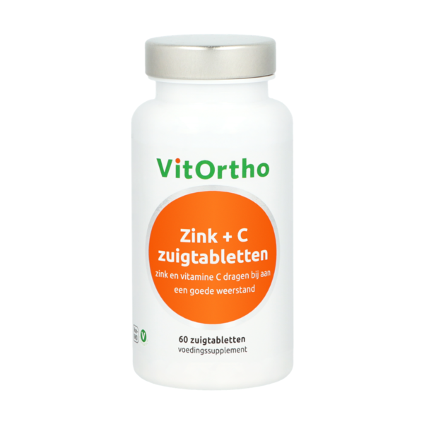 Zink + C zuigtabletten Vitortho