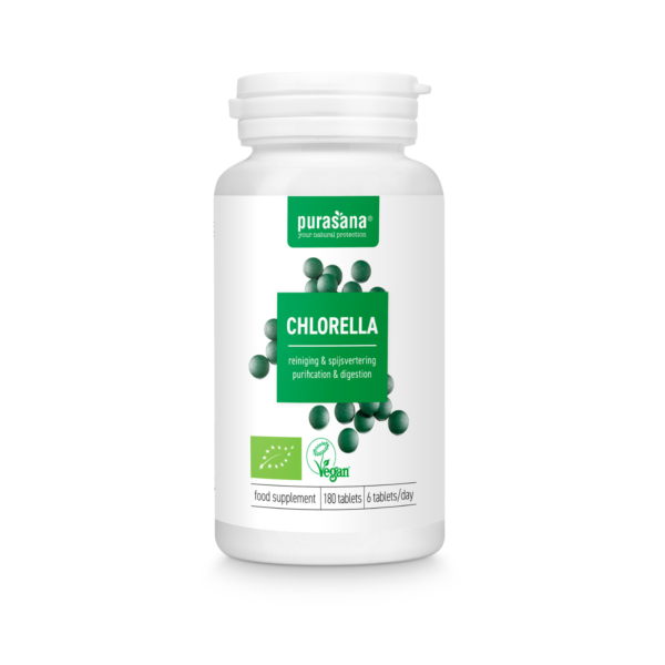 Chlorella 500 mg tabletten bio Purasana