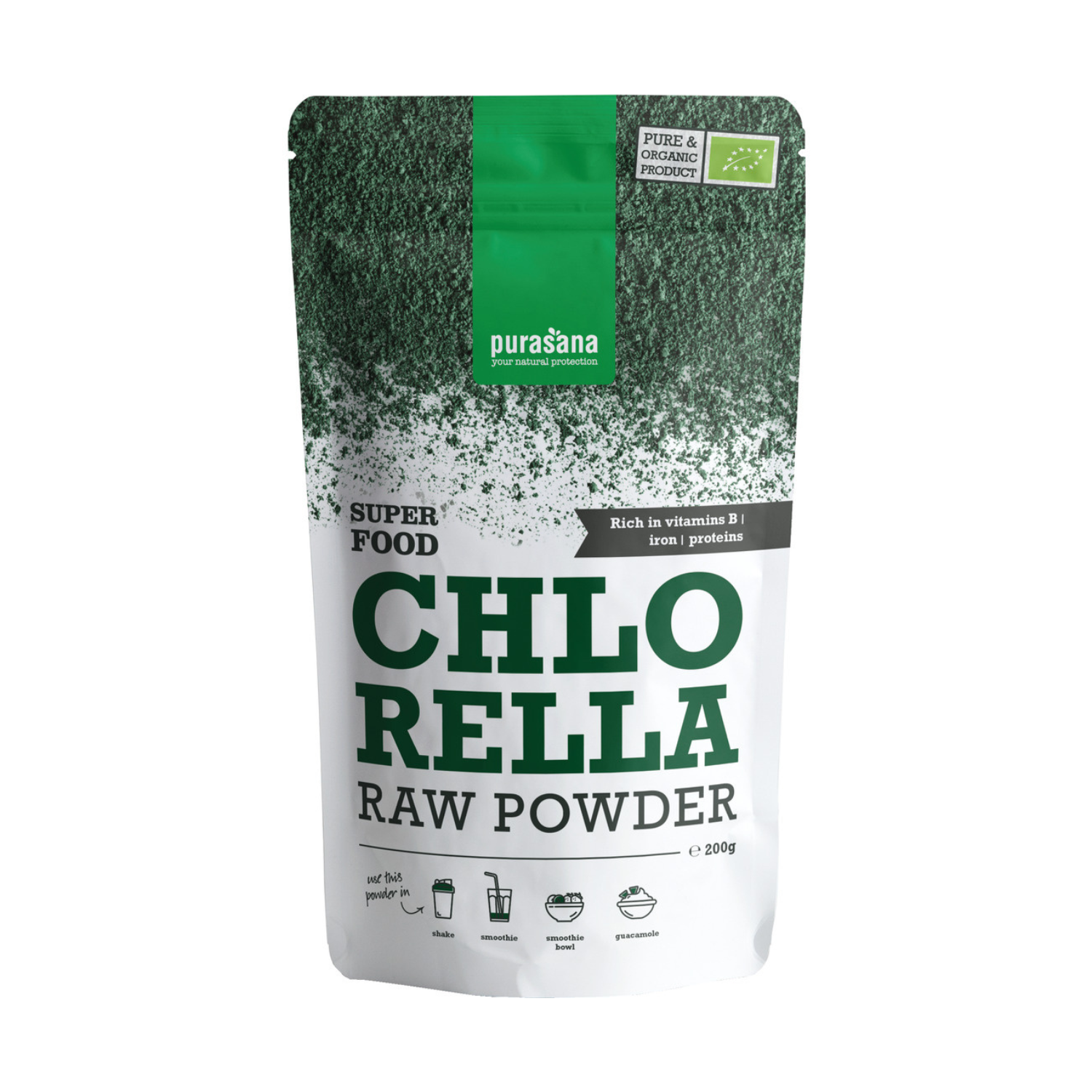 Chlorella 500 mg tabletten bio Purasana