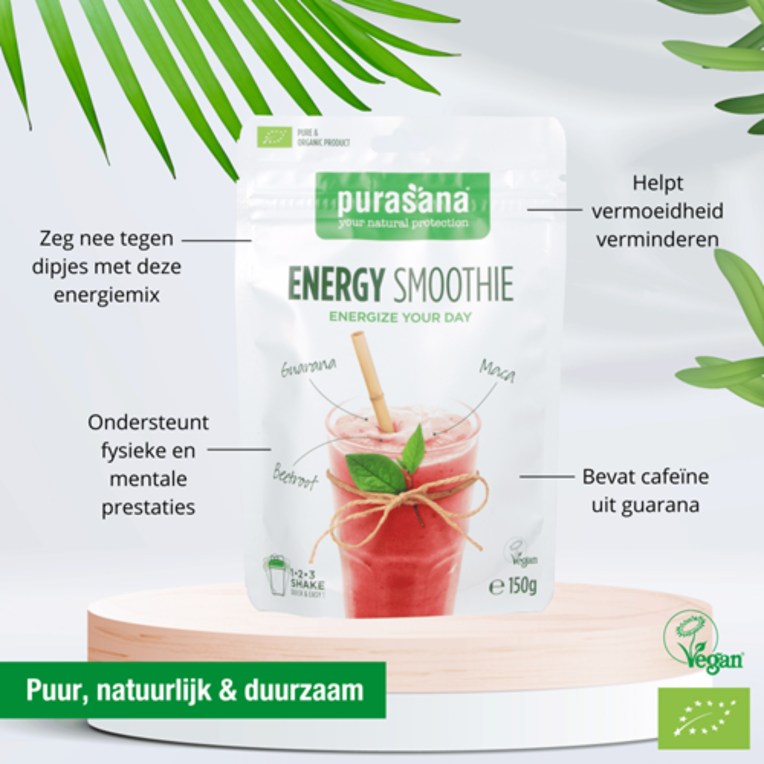 Energy smoothie bio Purasana - Afbeelding 3