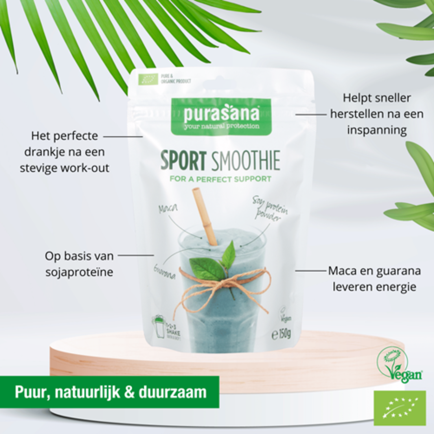 Sport smoothie bio Purasana - Afbeelding 3