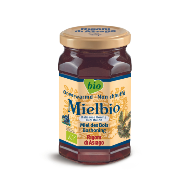Italiaanse (bos) honing raw bio Rigoni/Mielbio