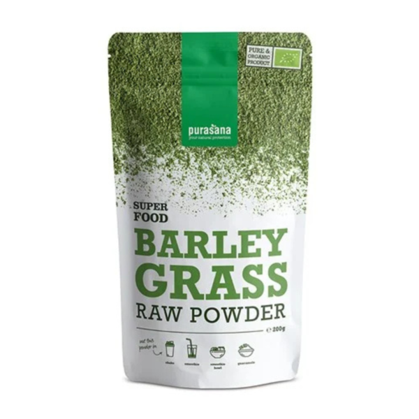 Barley grass raw powder bio Purasana