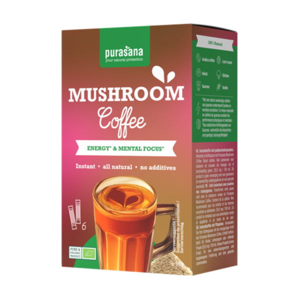 Instant Mushroom Koffie bio Purasana