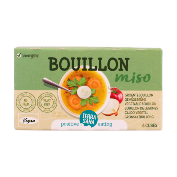 Groentebouillonblokjes (gistvrij) miso Terrasana