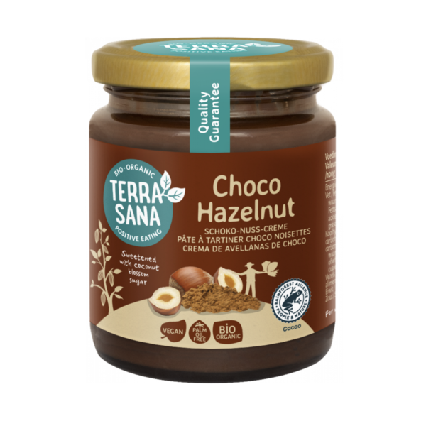 Choco-hazelnootpasta puur Terrasana