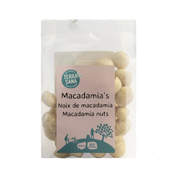 Macadamia noten raw bio Terrasana