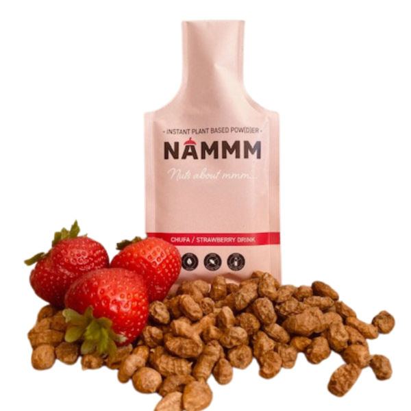 Nammm Plantaardig instant poeder voor Chufadrank AARDBEI