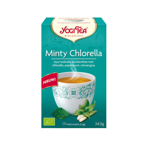 Minty Chlorella Yogi Tea Bio