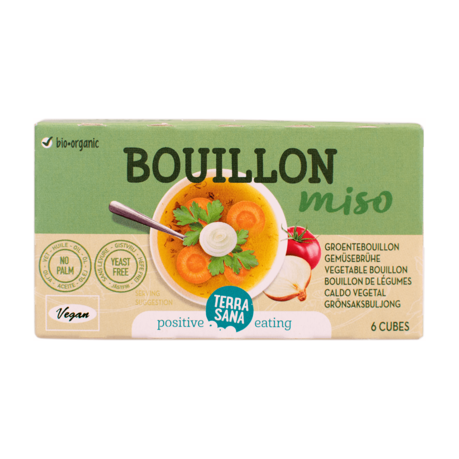 Groentebouillonblokjes miso bio Terrasana
