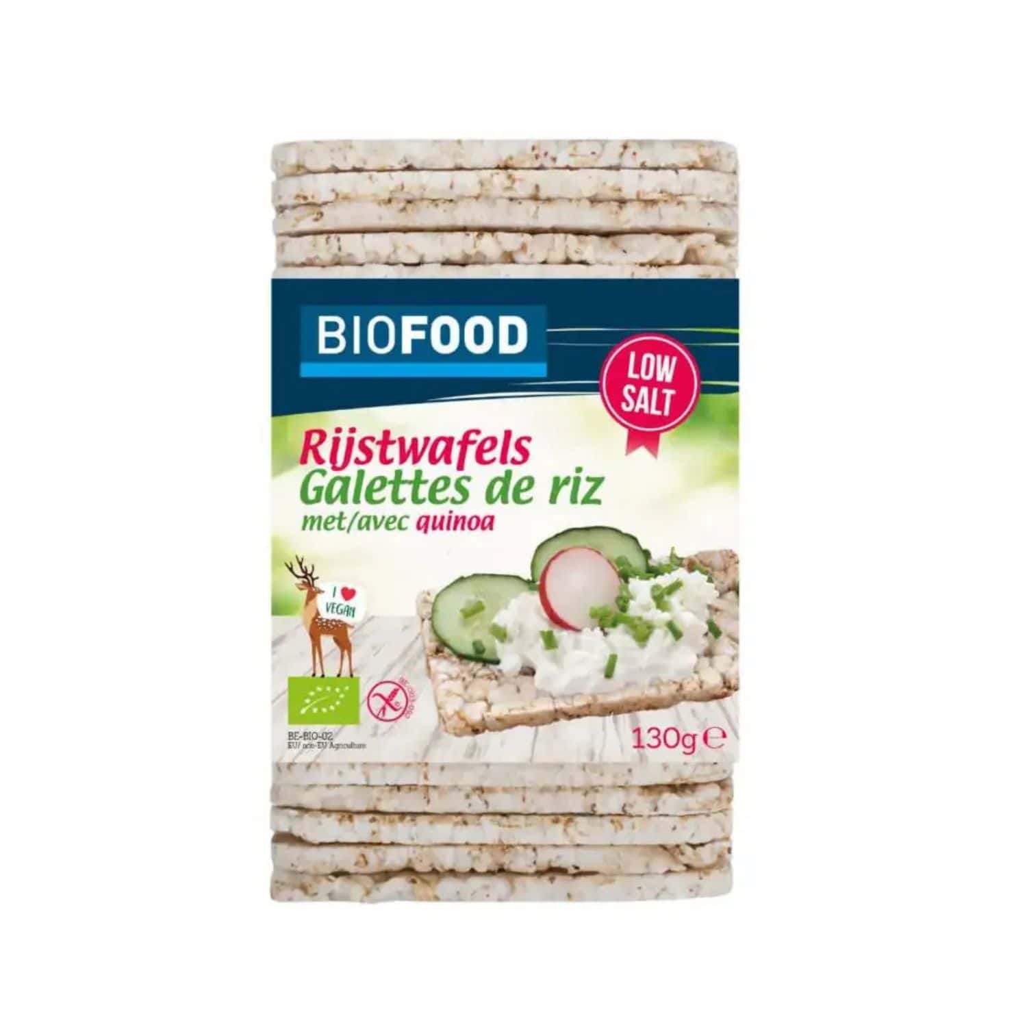 Dunne rijstwafels met quinoa bio Damhert