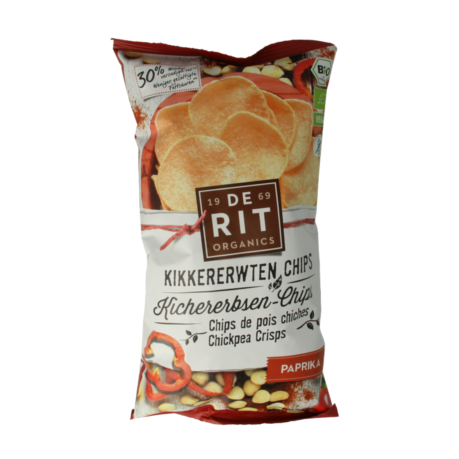 Kikkererwtenchips paprika De Rit bio