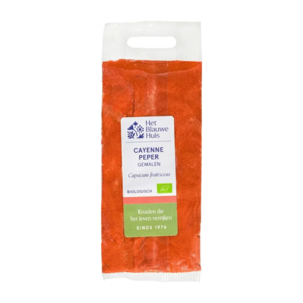 Cayenne poeder scherp bio Het Blauwe Huis