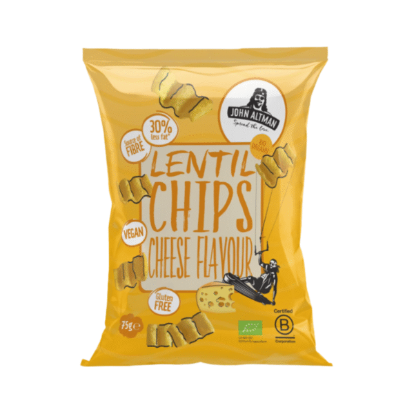 Linzen chips vegan cheese bio John Altman