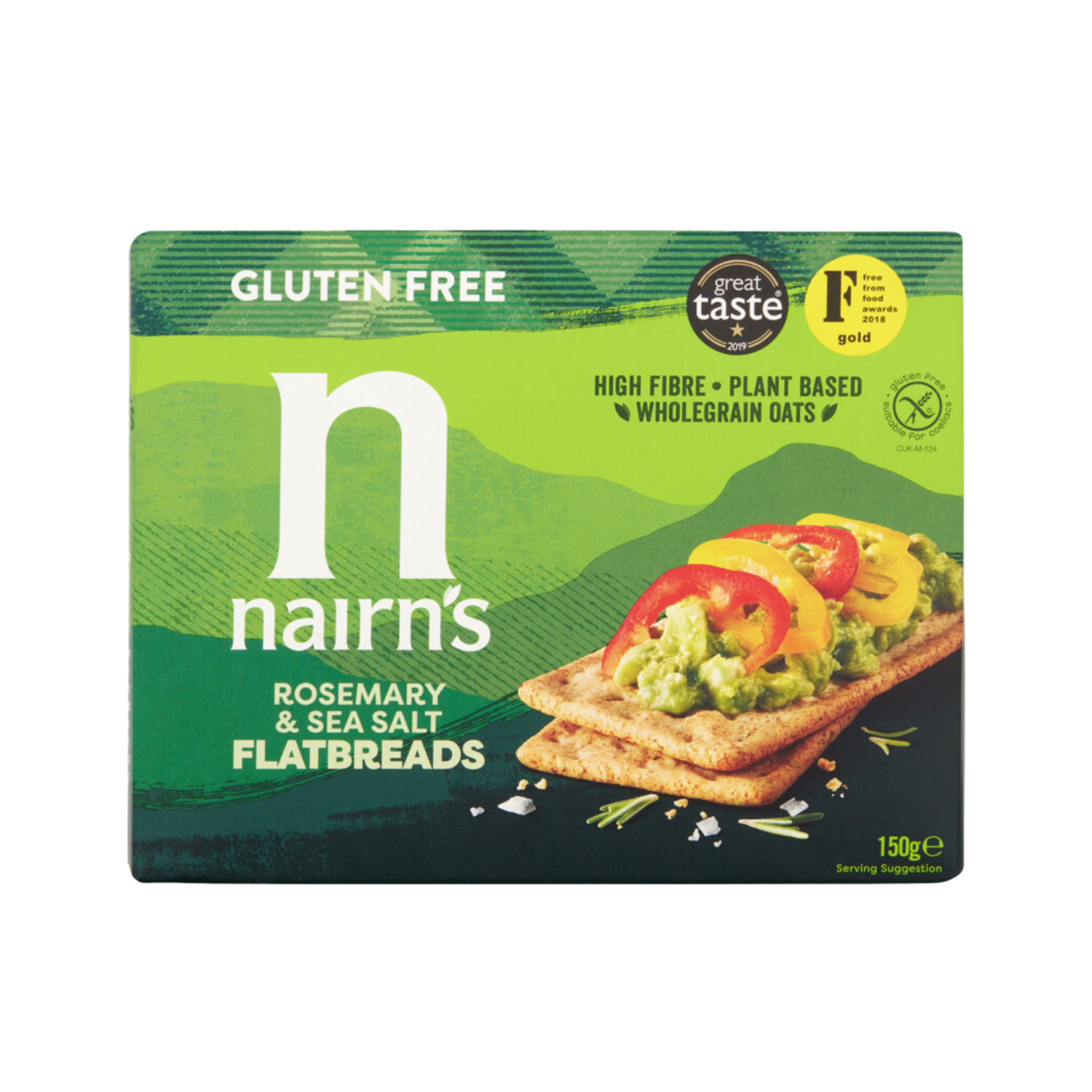 Flatbread rosemary & seasalt Nairns