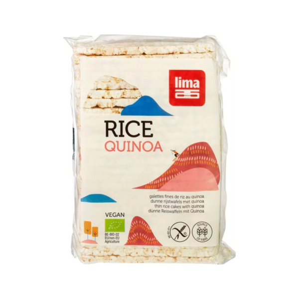 Dunne rijstwafel met quinoa bio Lima
