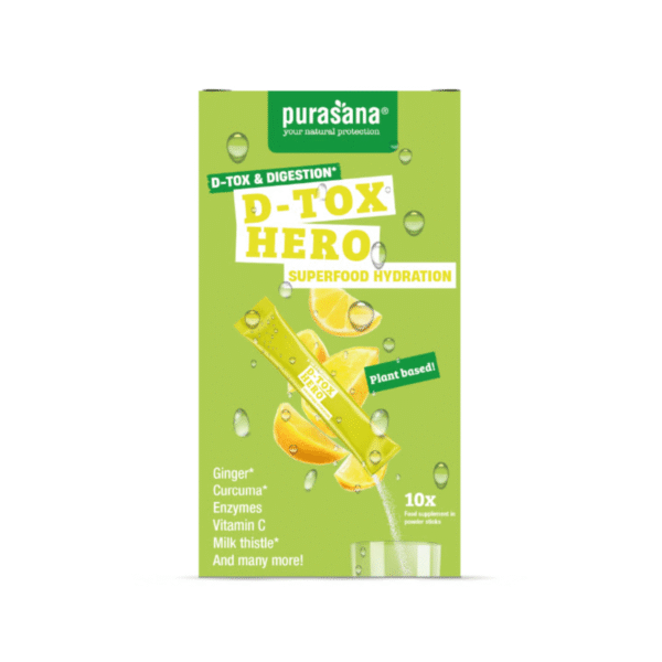 Superfood hydratatie D-Tox Hero Purasana