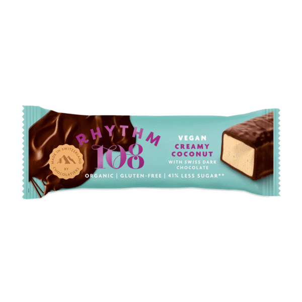 Chocoladebar creamy coconut bio Rhythm 108