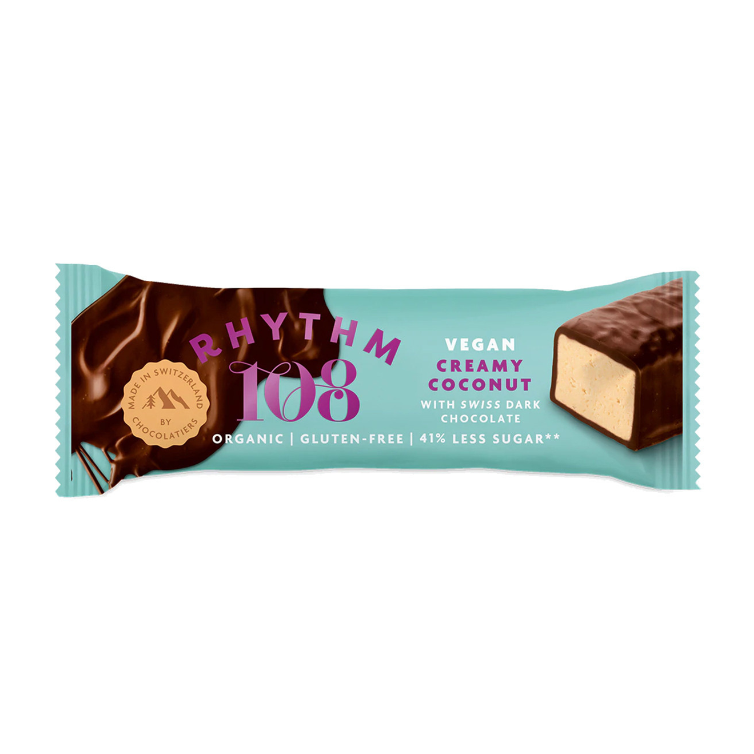 Chocoladebar creamy coconut bio Rhythm 108