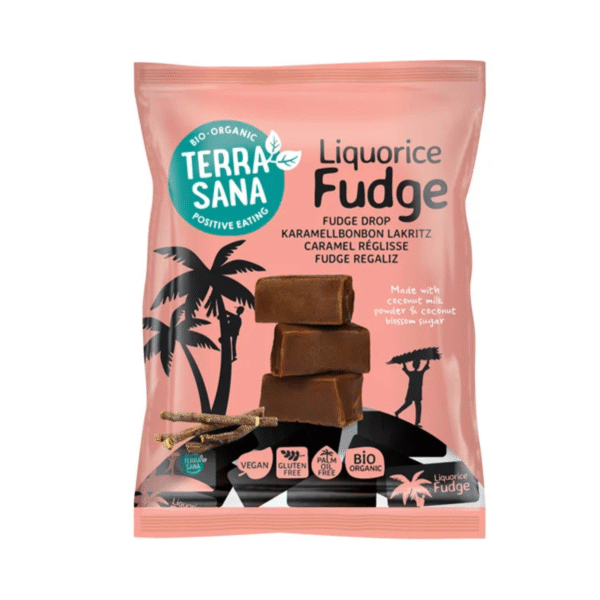 Vegan fudge drop bio Terrasana