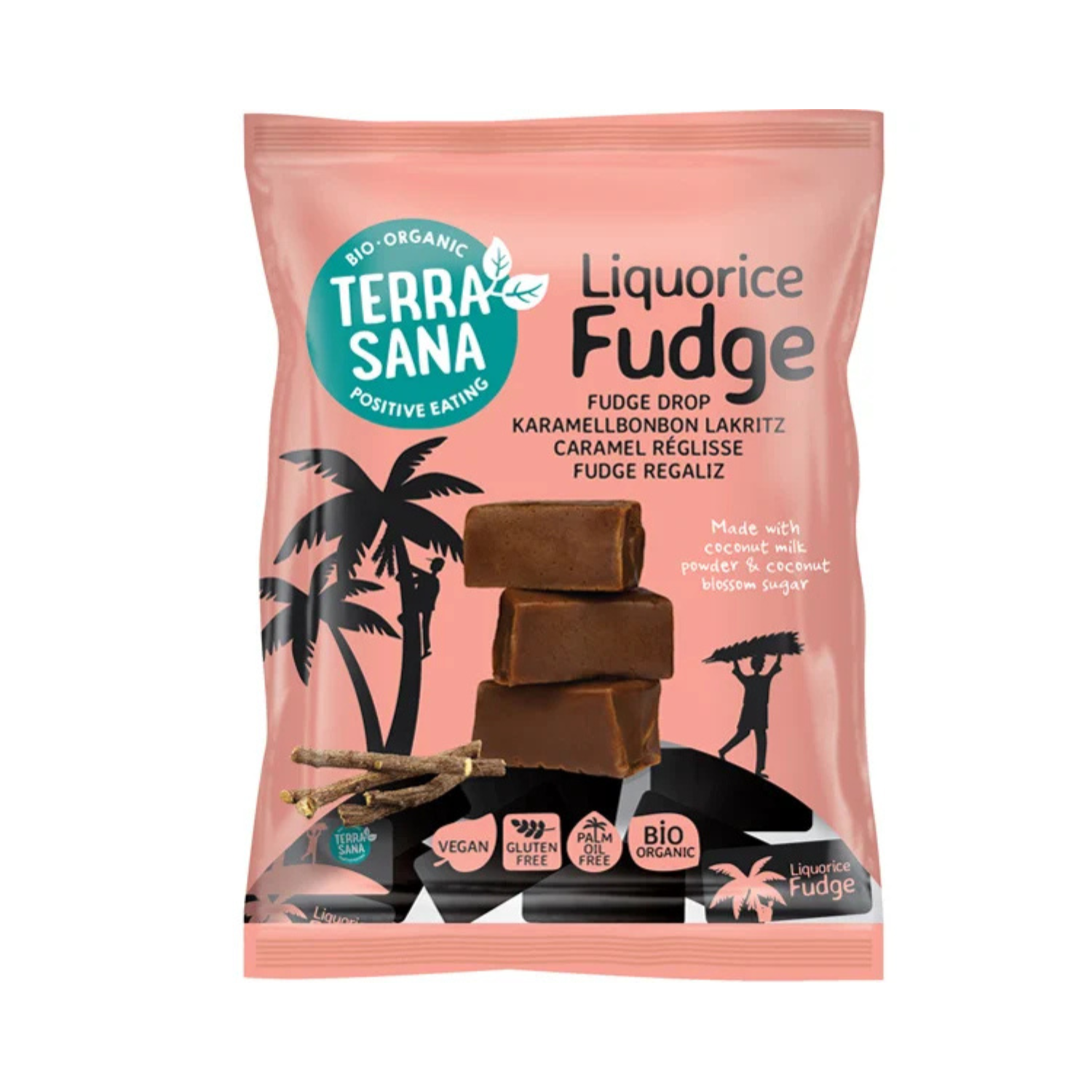 Vegan fudge drop bio Terrasana