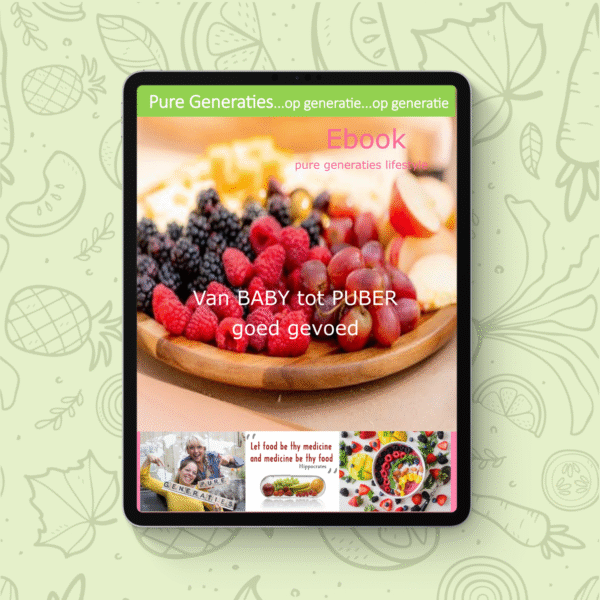 E-book 'Van BABY tot PUBER goed gevoed!'