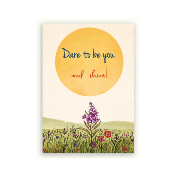 Ansichtkaart 'reach for the sun and shine' ZintenZ