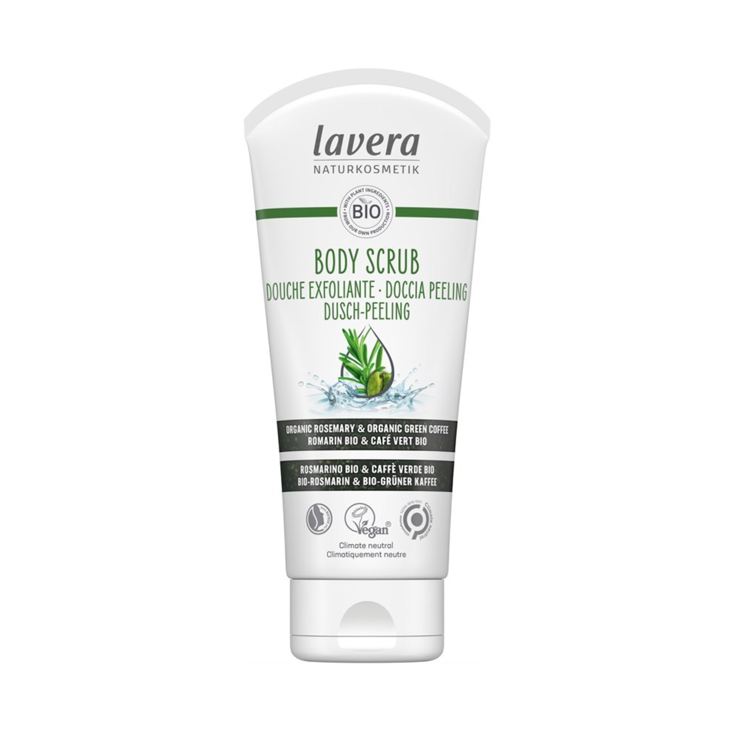 Body scrub/douche exfoliante bio Lavera