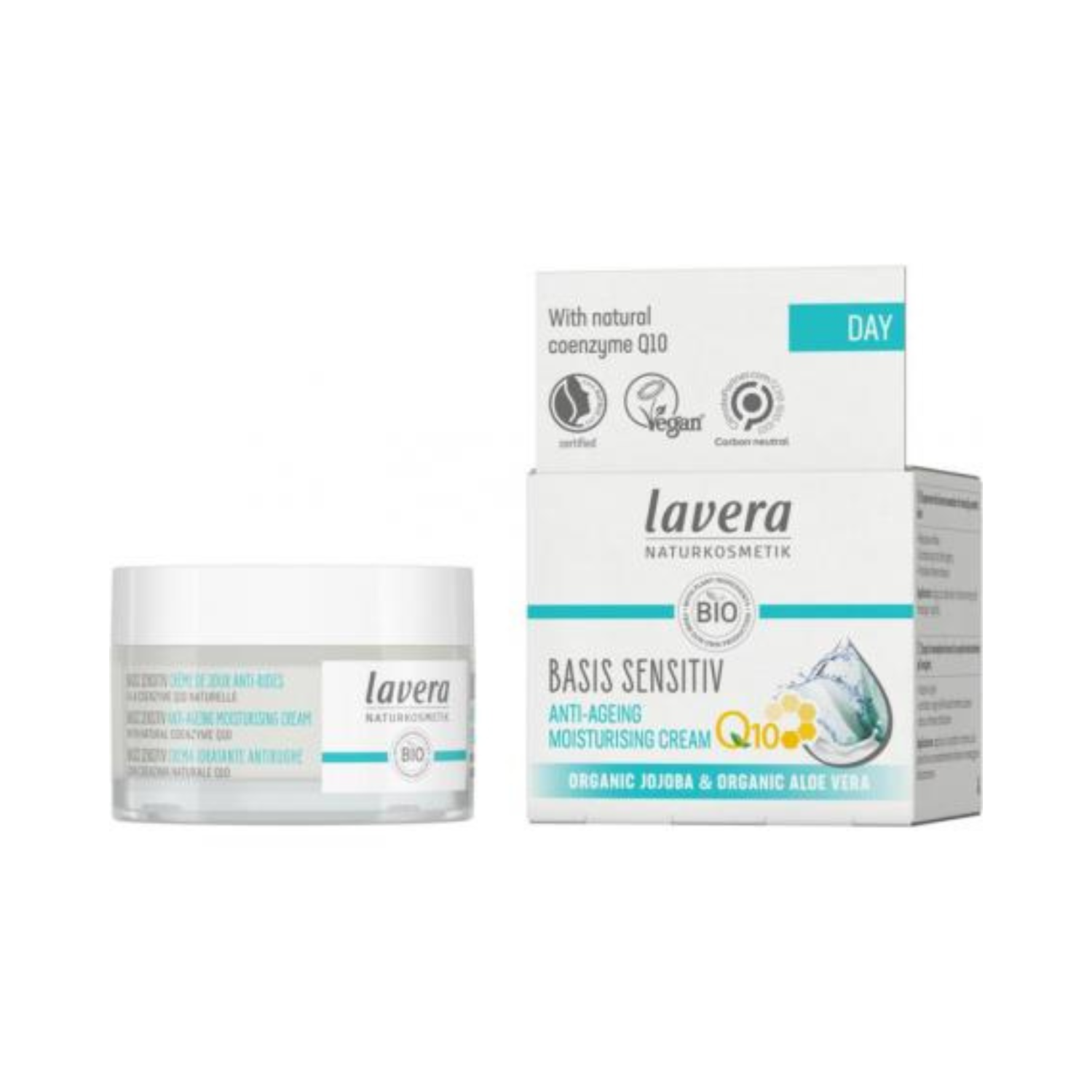 Basis Sensitive Q10 moisturising cream bio Lavera