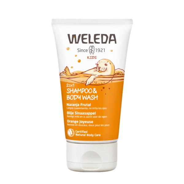 Kids 2-in-1 Shampoo & Body Wash Blije sinaasappel Weleda