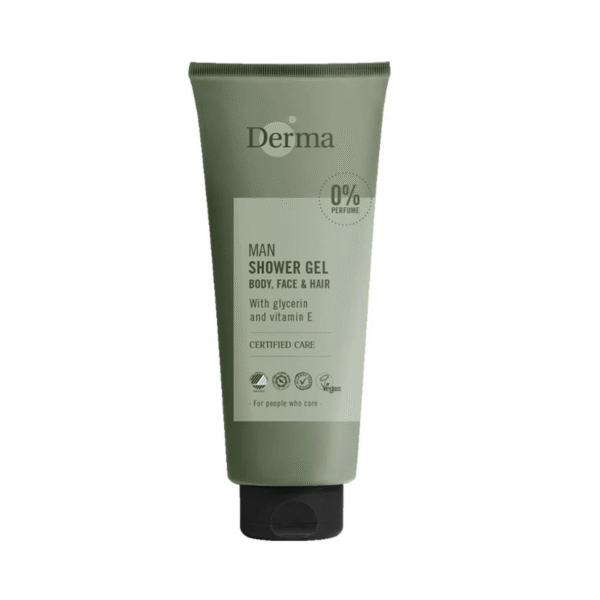 Man douchegel - lichaam, gezicht en haar Derma