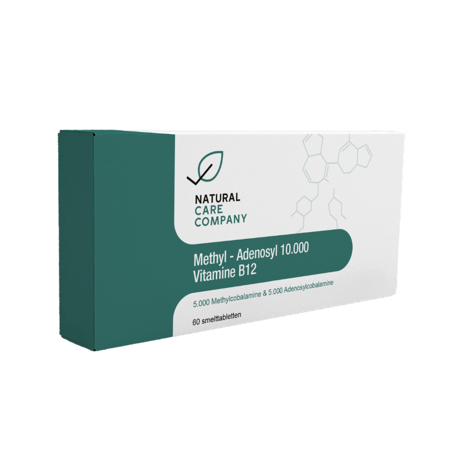 Vitamine B12 10.000 Methyl – Adenosyl (zonder folaat en b6) Natural Care Company