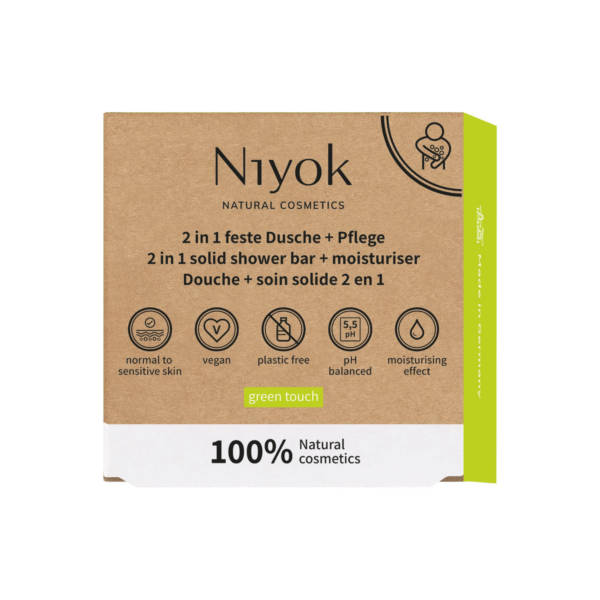 Solid douche bar + moisturiser Sensitive Niyok