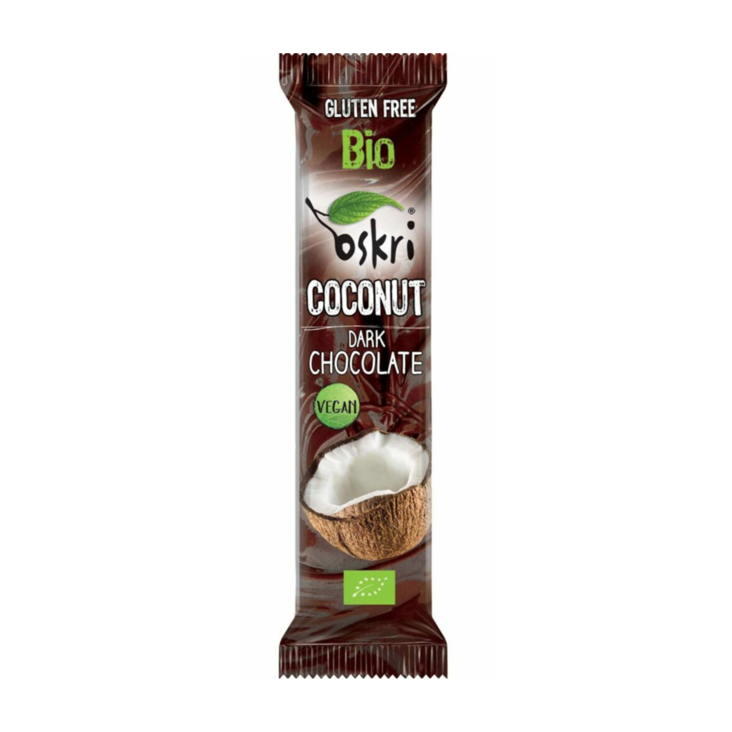 Kokosbar met pure chocolade bio Oskri