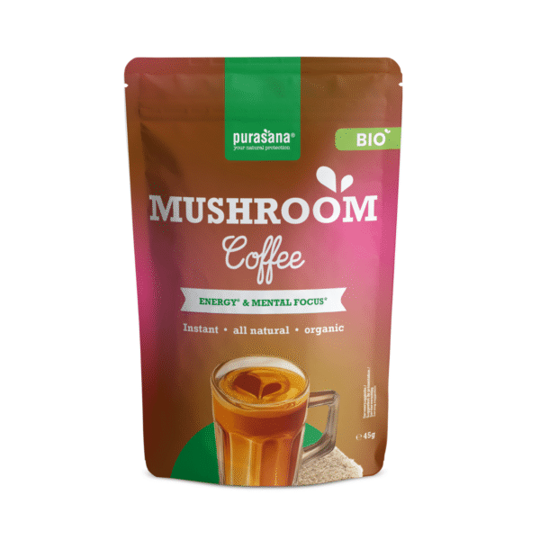 Instant Mushroom coffee bio Purasana