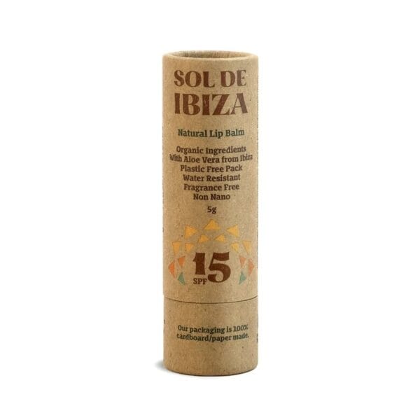 Sol de Ibiza natuurlijke lippenbalsem SPF15