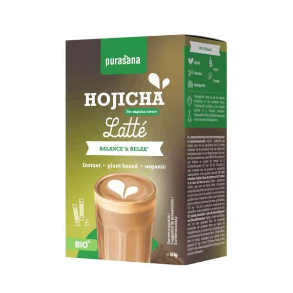 Instant Hojicha Latte bio Purasana