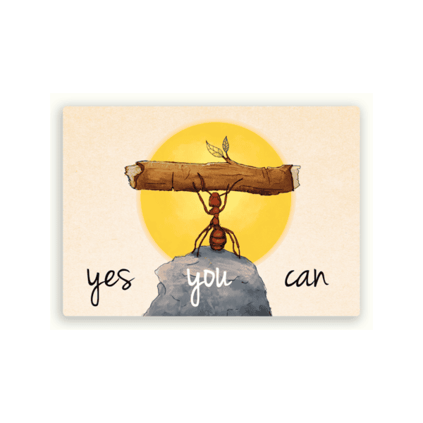 Ansichtkaart yes you can ZintenZ