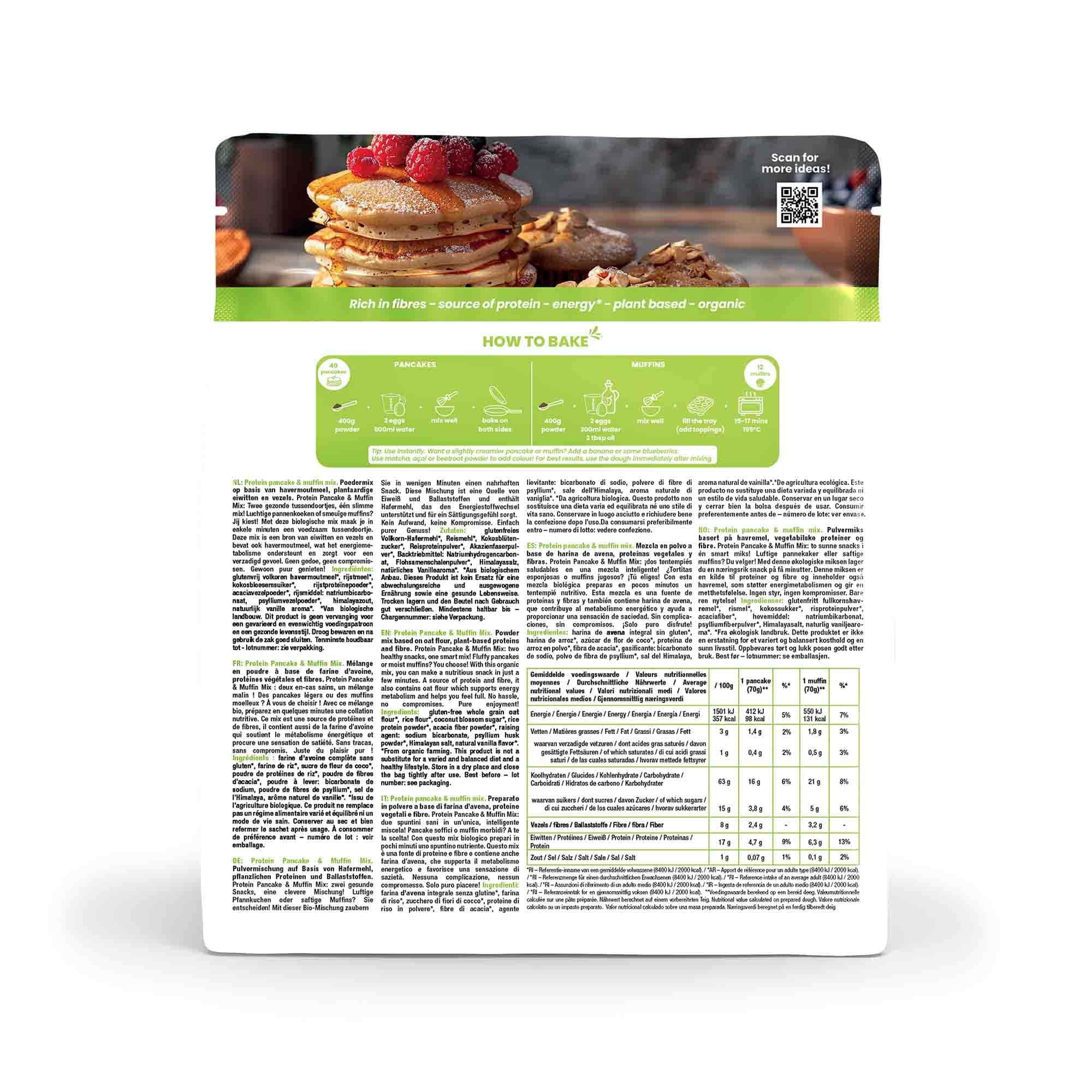 Protein Pancake & Muffin Mix bio Purasana